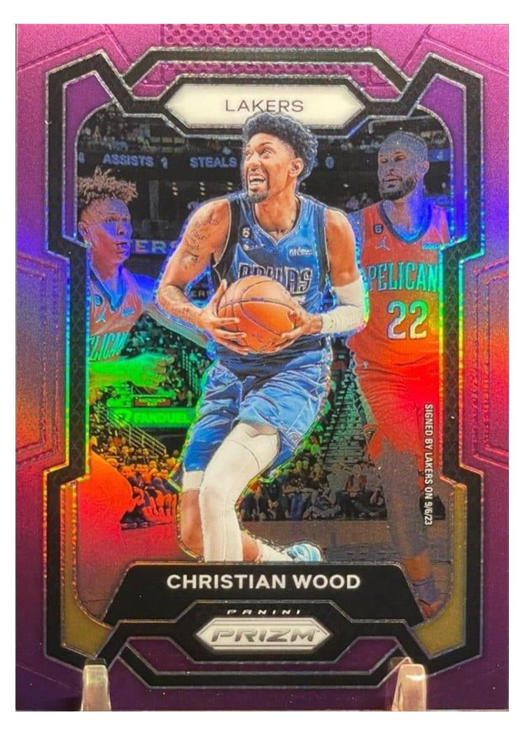 2023-24 Panini Prizm Base Set Christian Wood #245 card