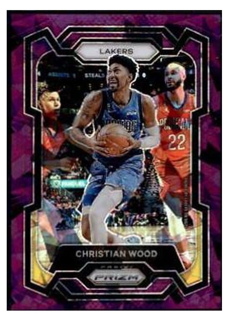 2023-24 Panini Prizm Base Set Christian Wood #245 card