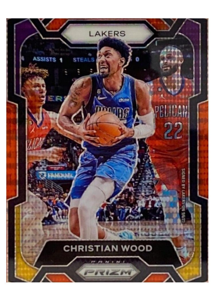 2023-24 Panini Prizm Base Set Christian Wood #245 card