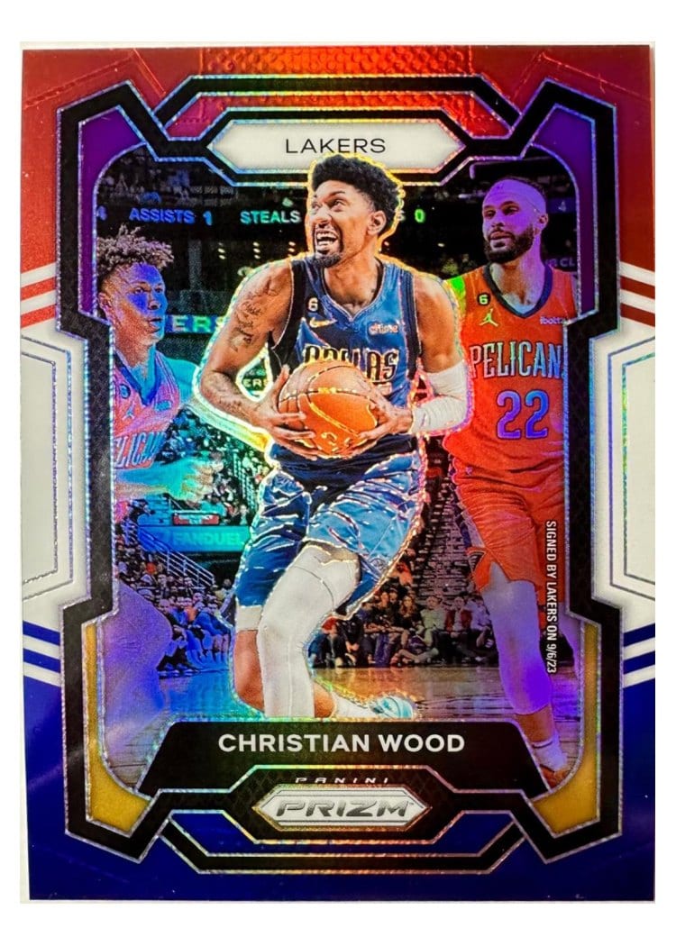 2023-24 Panini Prizm Base Set Christian Wood #245 card