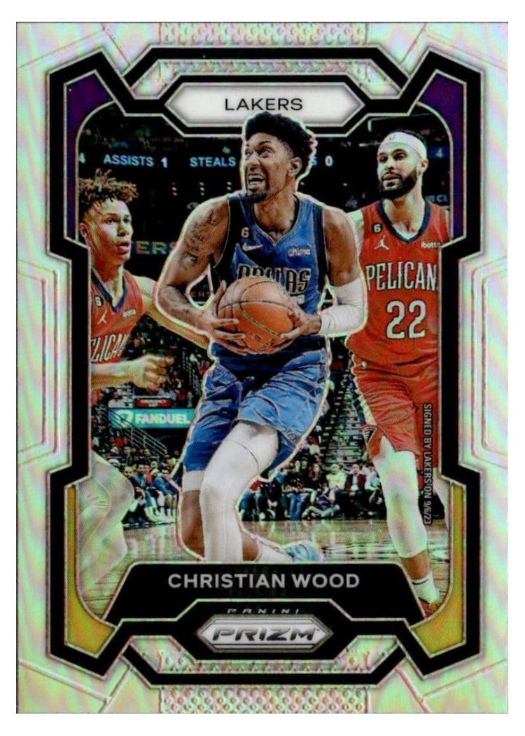 2023-24 Panini Prizm Base Set Christian Wood #245 card