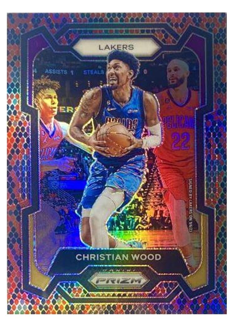 2023-24 Panini Prizm Base Set Christian Wood #245 card