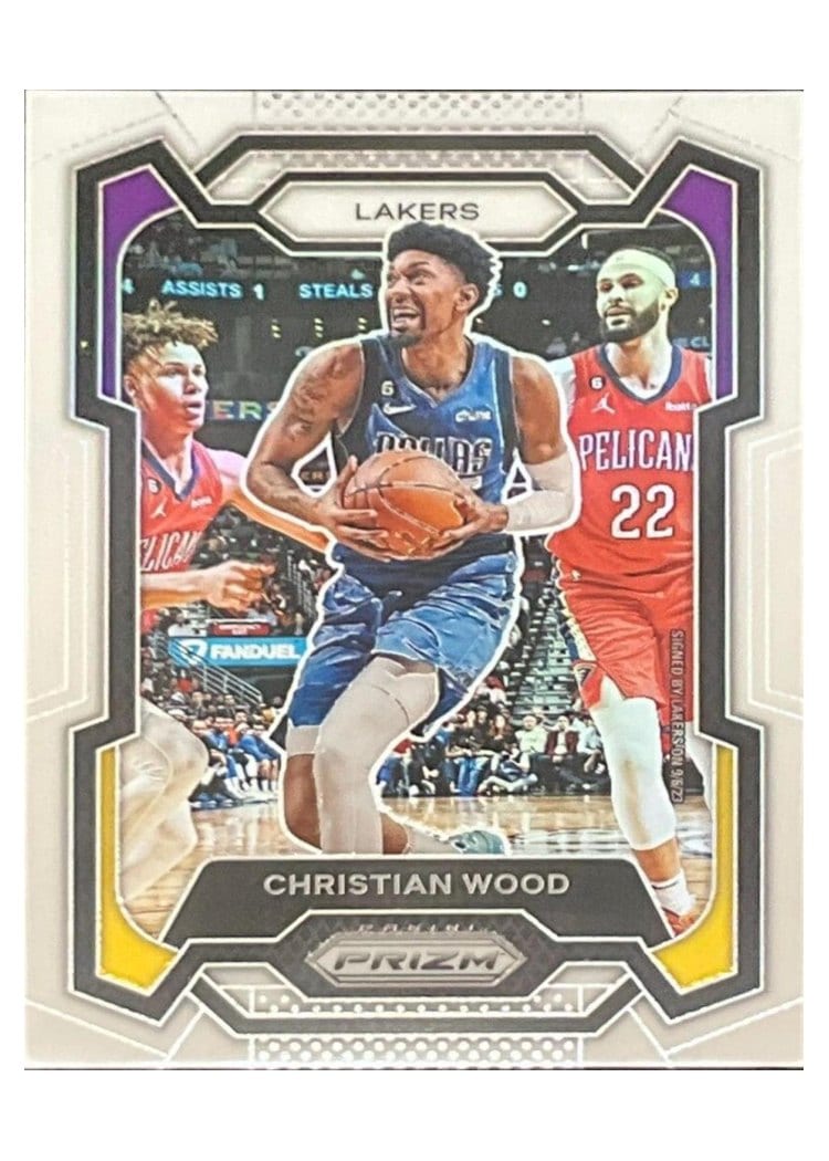 2023-24 Panini Prizm Base Set Christian Wood #245 card