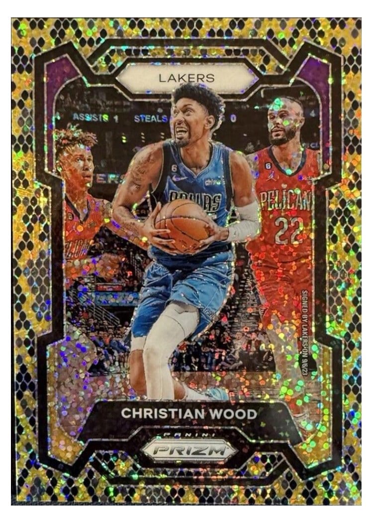 2023-24 Panini Prizm Base Set Christian Wood #245 card
