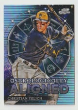 2024 Topps Cosmic Chrome Astrologically Aligned Christian Yelich #AA-21 card