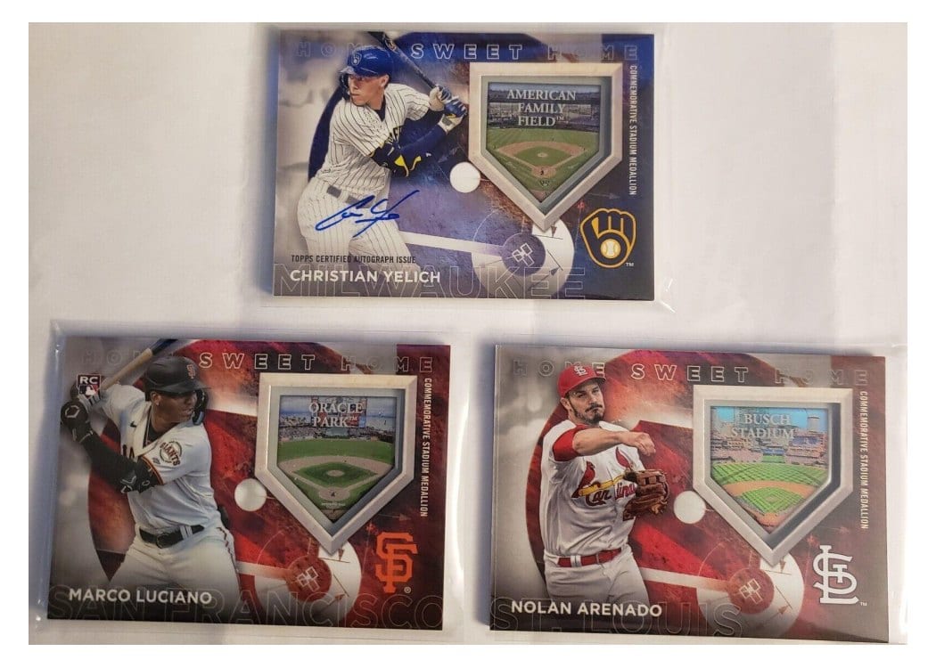 2024 Topps Home Sweet Home Stadium Medallions Autograph Christian Yelich #HSHA-CY card