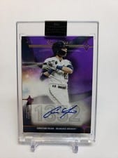 2024 Topps Luminaries Hit Kings Autographs Christian Yelich #HK-CY card