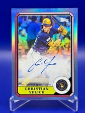 2025 Topps Archives 1987 Topps Boardwalk and Baseball Autographs Christian Yelich #87BBA-CY card
