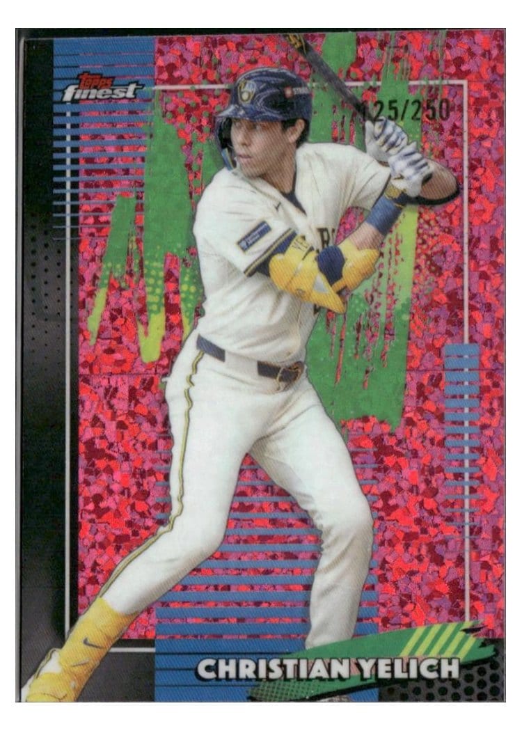 2026 Topps Finest Christian Yelich #49 card