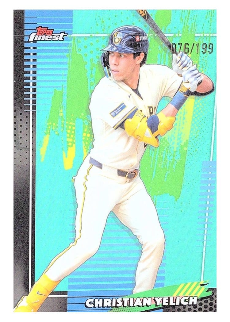 2026 Topps Finest Christian Yelich #49 card