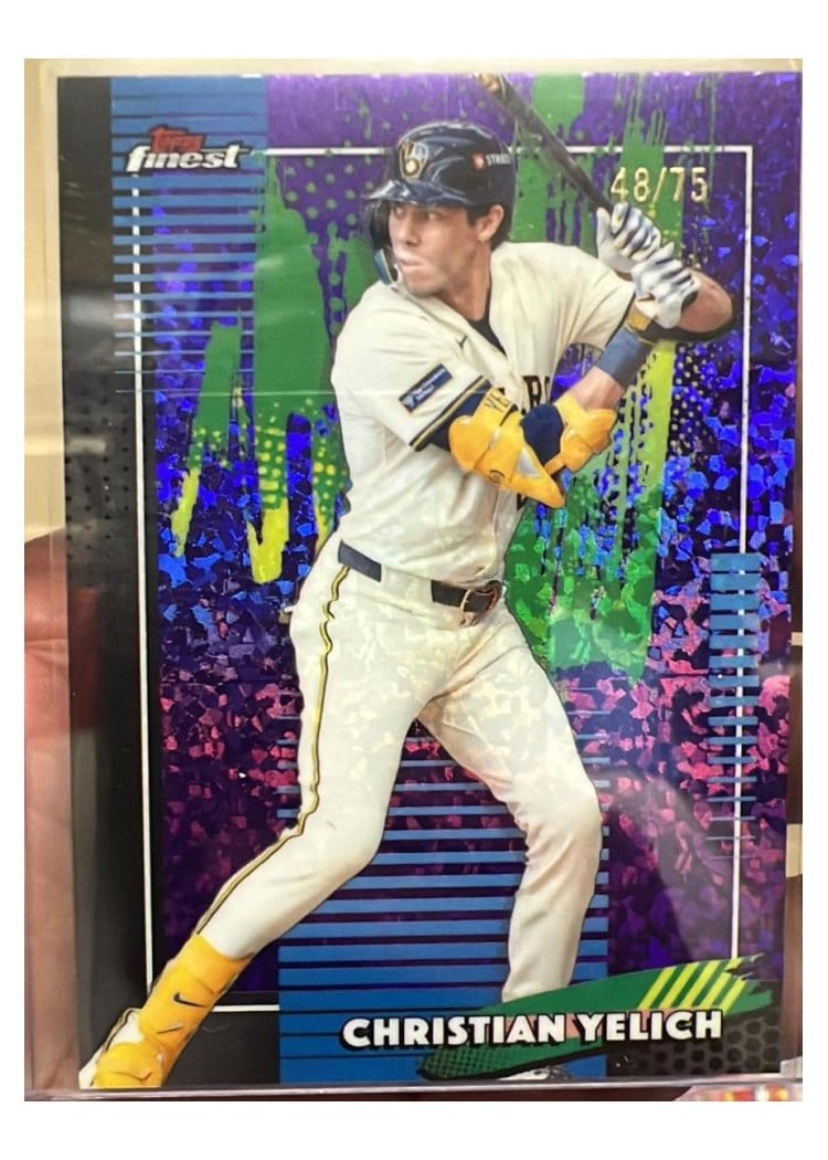 2026 Topps Finest Christian Yelich #49 card