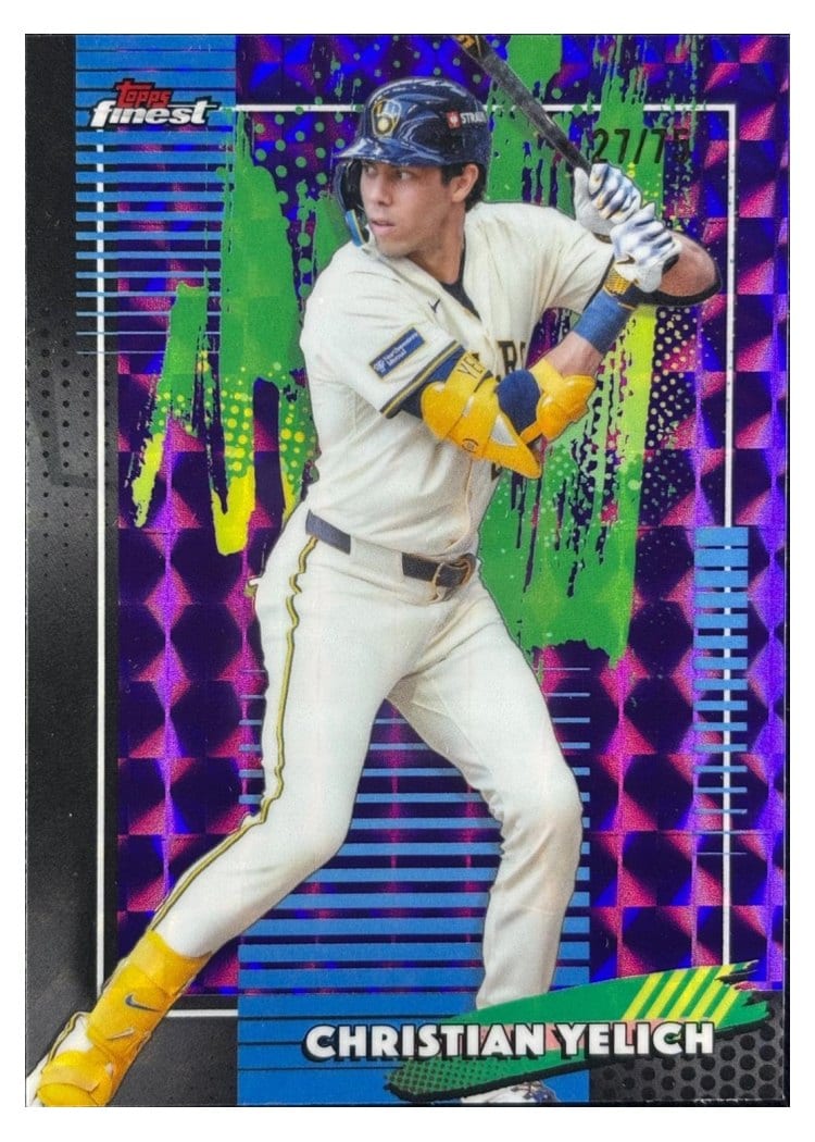 2026 Topps Finest Christian Yelich #49 card