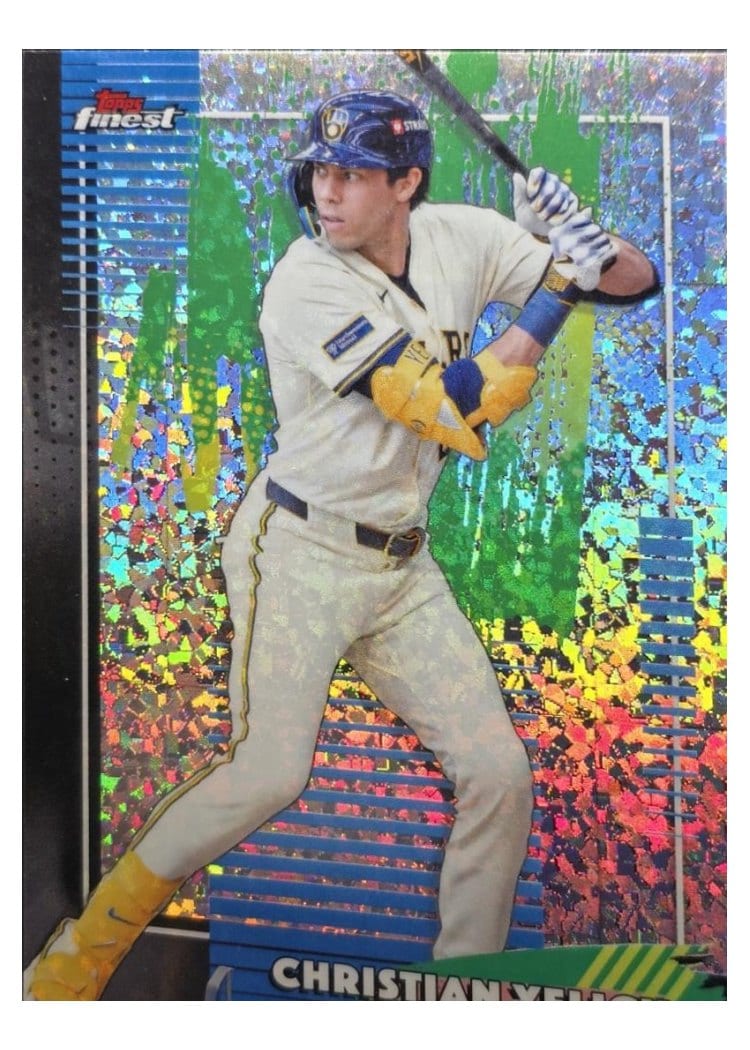 2026 Topps Finest Christian Yelich #49 card