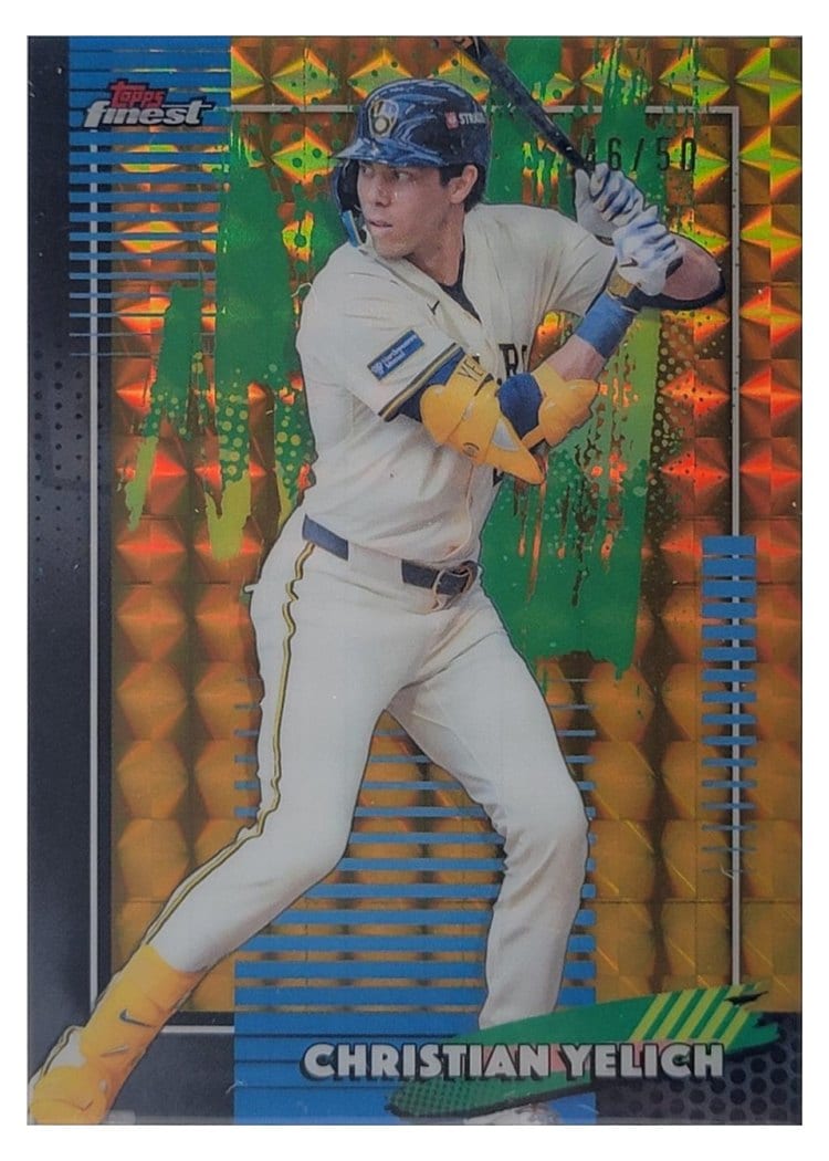 2026 Topps Finest Christian Yelich #49 card