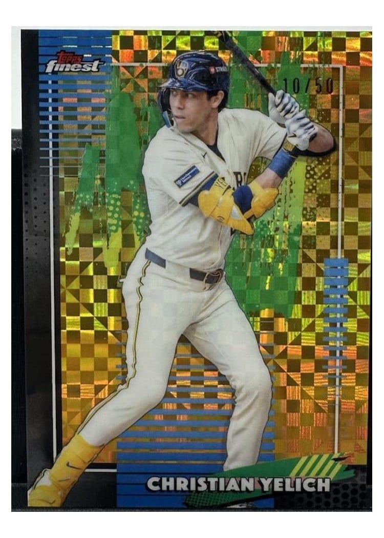 2026 Topps Finest Christian Yelich #49 card