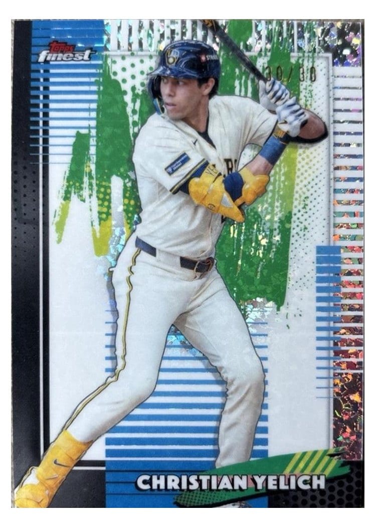 2026 Topps Finest Christian Yelich #49 card