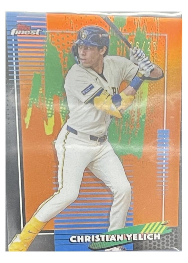 2026 Topps Finest Christian Yelich #49 card