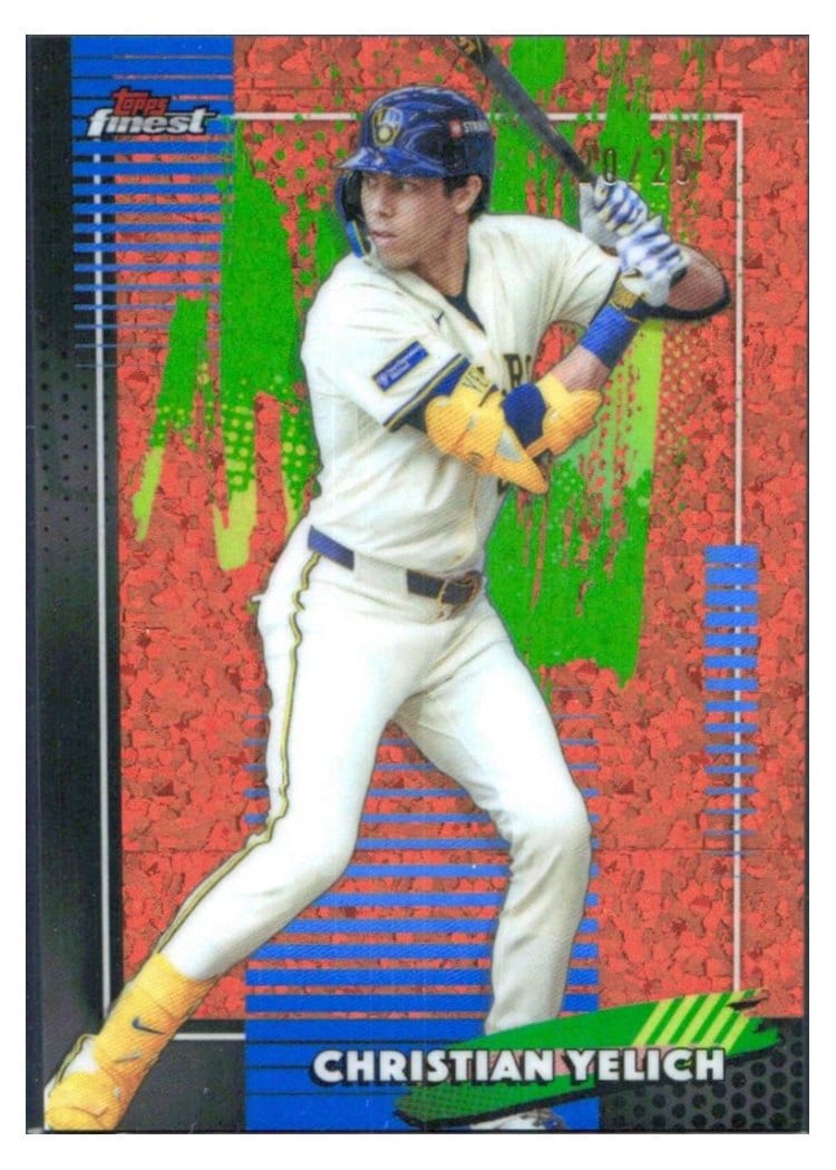 2026 Topps Finest Christian Yelich #49 card