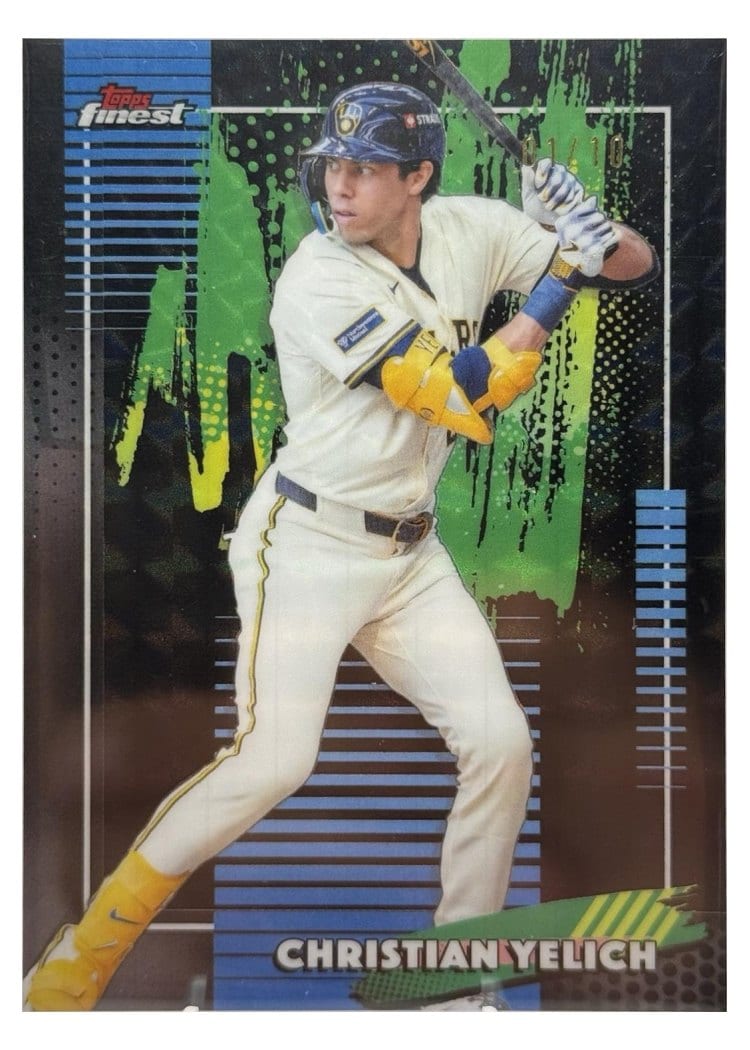 2026 Topps Finest Christian Yelich #49 card