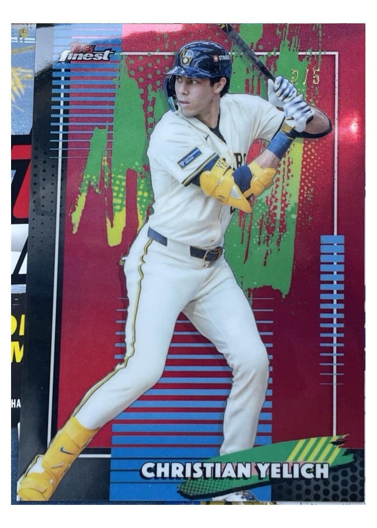 2026 Topps Finest Christian Yelich #49 card