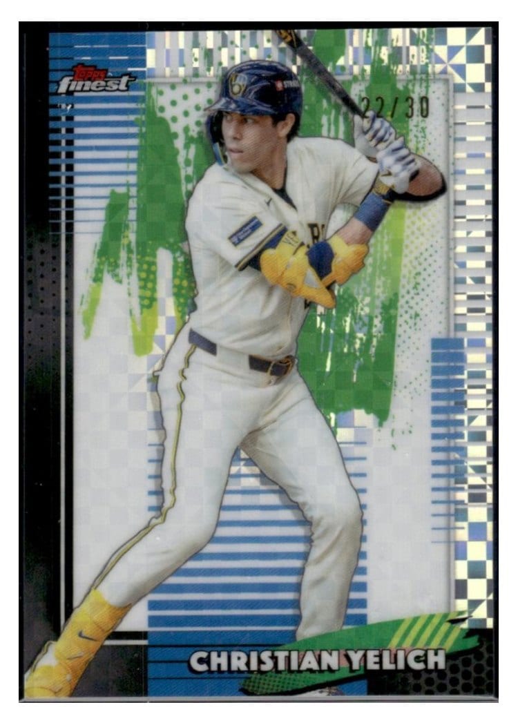 2026 Topps Finest Christian Yelich #49 card