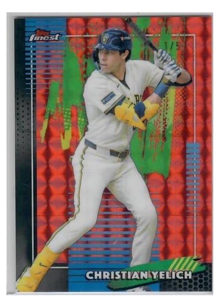 2026 Topps Finest Christian Yelich #49 card