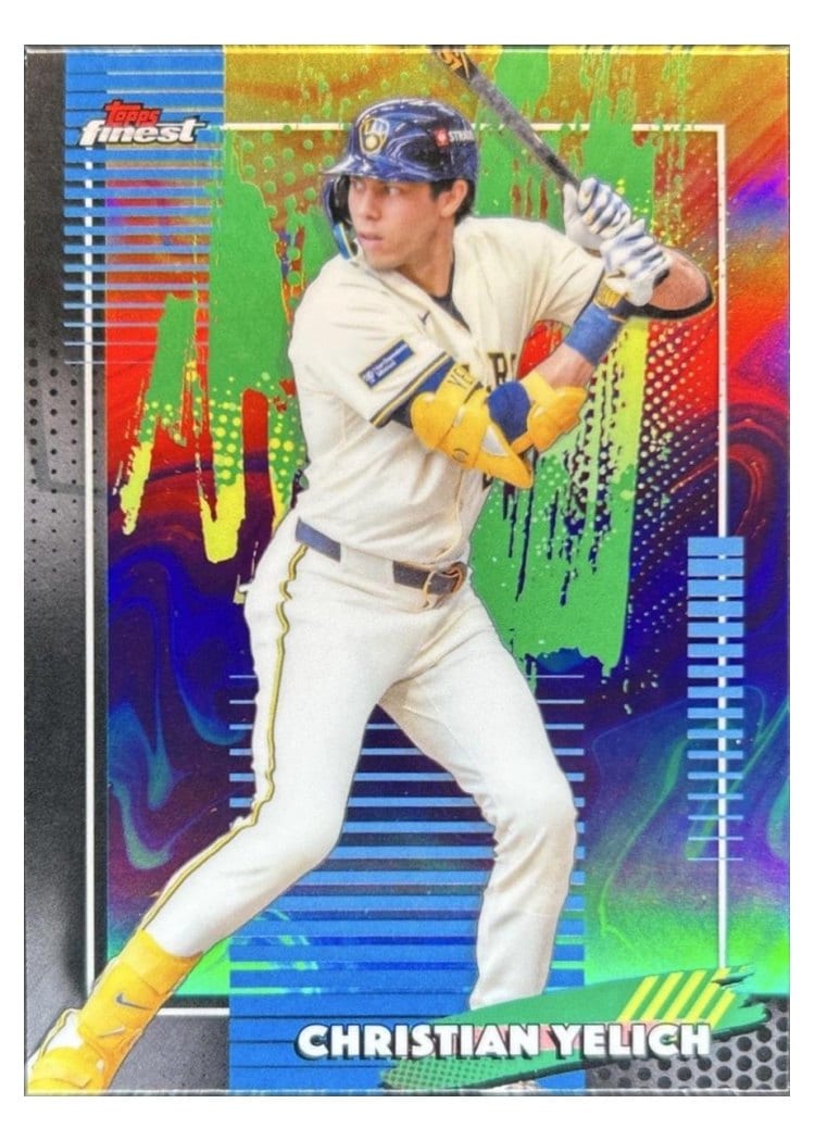 2026 Topps Finest Christian Yelich #49 card