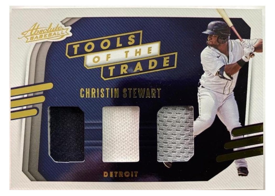 2021 Panini Absolute Tools of the Trade 3 Swatch Christin Stewart #TT3-CS card
