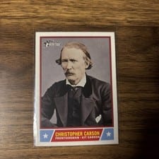 2025 Topps Heritage Notable Americans Christopher Carson #NS-35 card