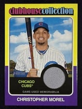 2024 Topps Heritage Clubhouse Collection Relic Christopher Morel #CCR-CMO card