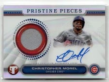 2024 Topps Pristine Pieces Autograph Relic Christopher Morel #PPAR-CM card
