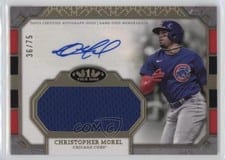 2024 Topps Tier One Autographed Jumbo Relics Christopher Morel #AT1JR-CM card