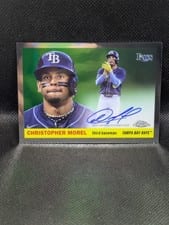 2025 Topps Chrome Platinum Autographs Christopher Morel #CPA-CML card