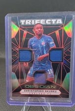2024 Panini Obsidian Trifecta Material Christopher Nkunku #25 card