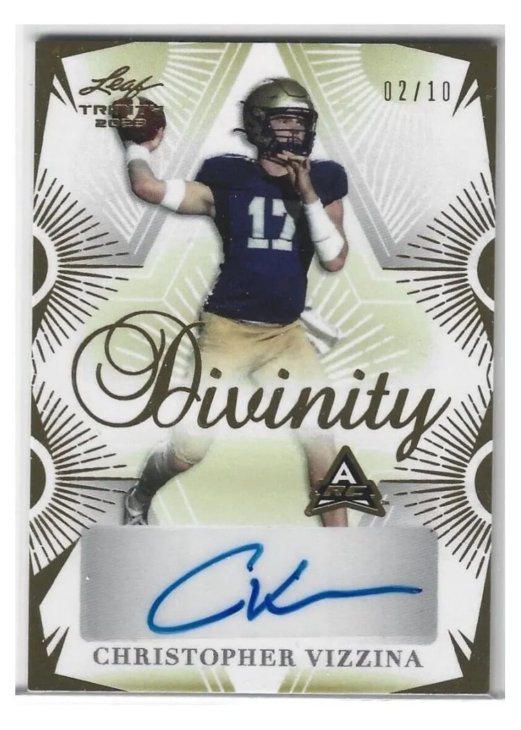 2023 Leaf Trinity Divinity Autograph Christopher Vizzina #D-CV1 card