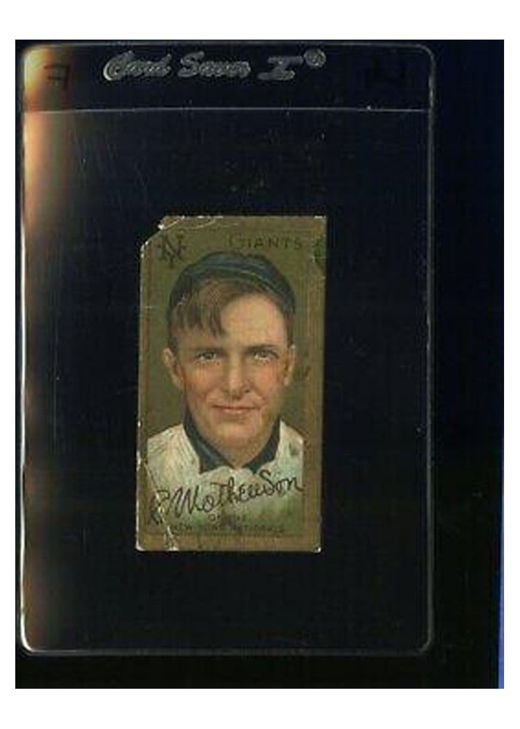 Christy Mathewson 1911 T205 Gold Border card