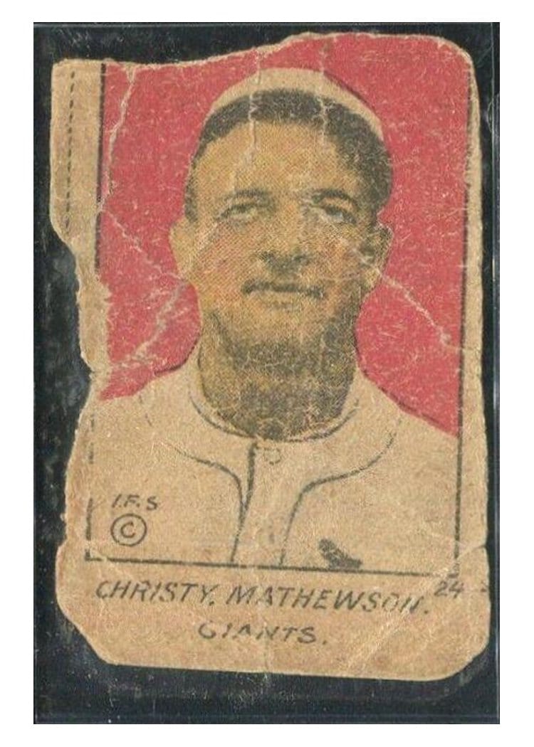 1920 W516 1 Christy Mathewson #24 card