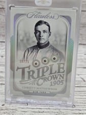 2024 Panini Flawless Triple Crown Christy Mathewson #10 card