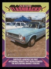 2024 Topps Heritage News Flashbacks Chrysler Rebate #NF-2 card