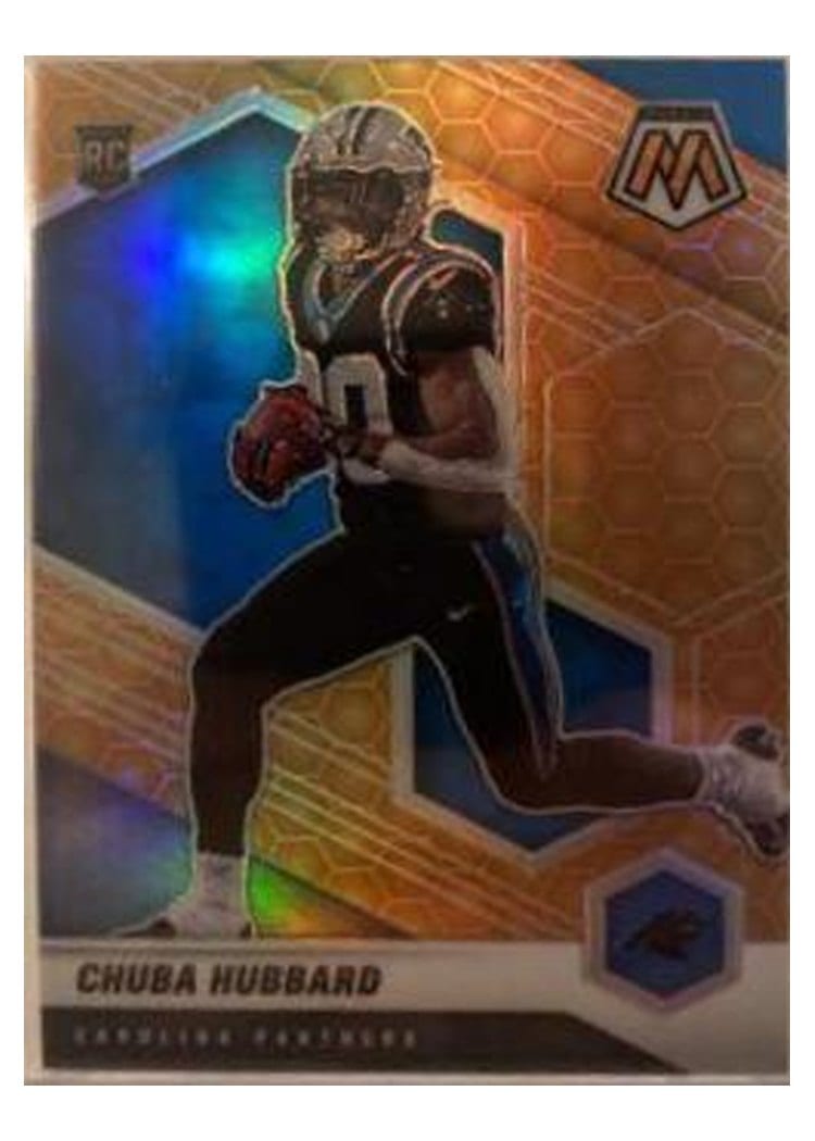 2021 Panini Mosaic Base Set Chuba Hubbard #325 card