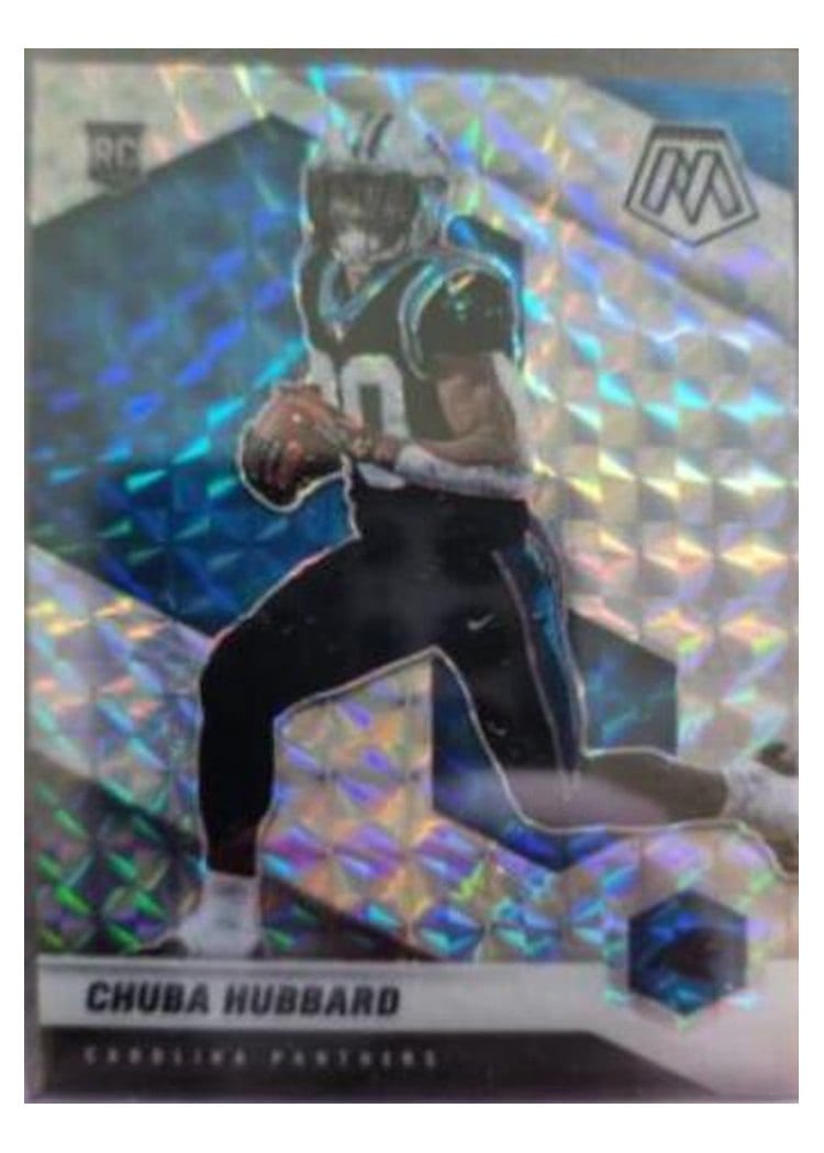 2021 Panini Mosaic Base Set Chuba Hubbard #325 card