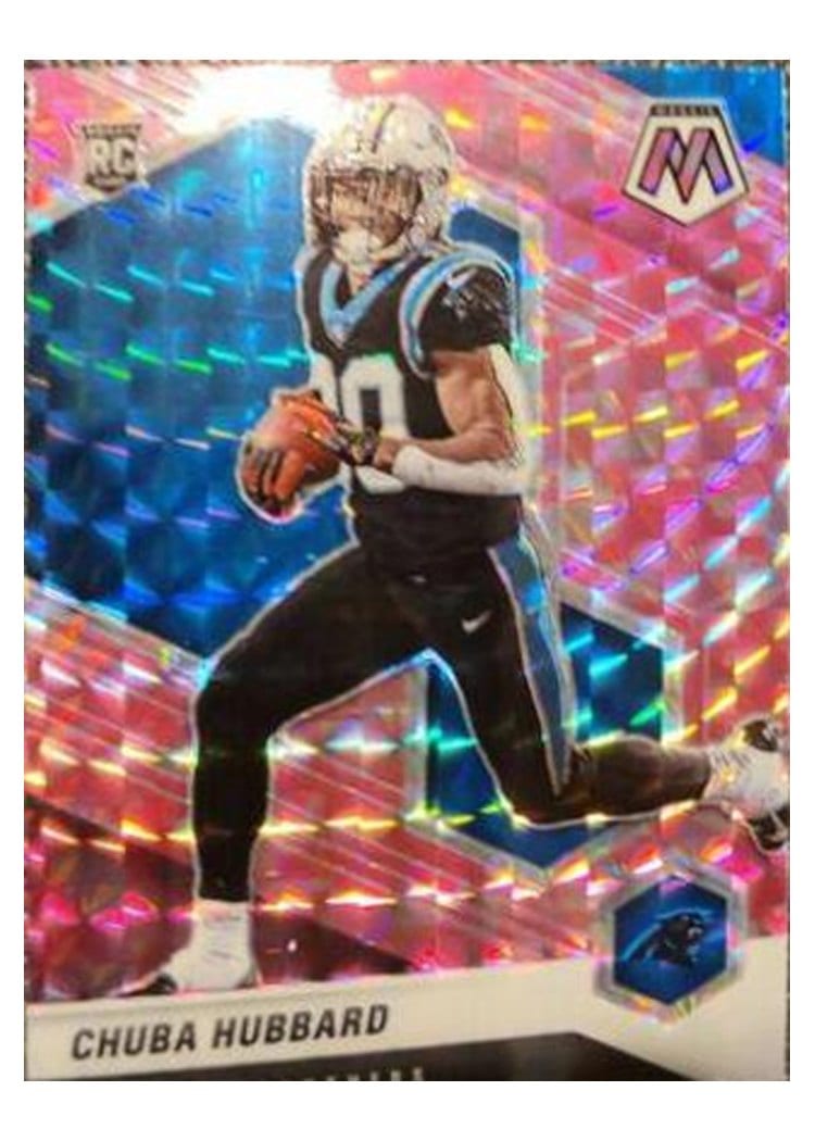 2021 Panini Mosaic Base Set Chuba Hubbard #325 card