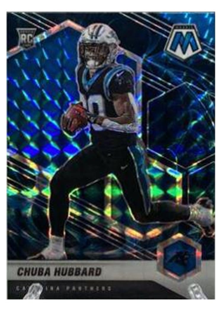 2021 Panini Mosaic Base Set Chuba Hubbard #325 card