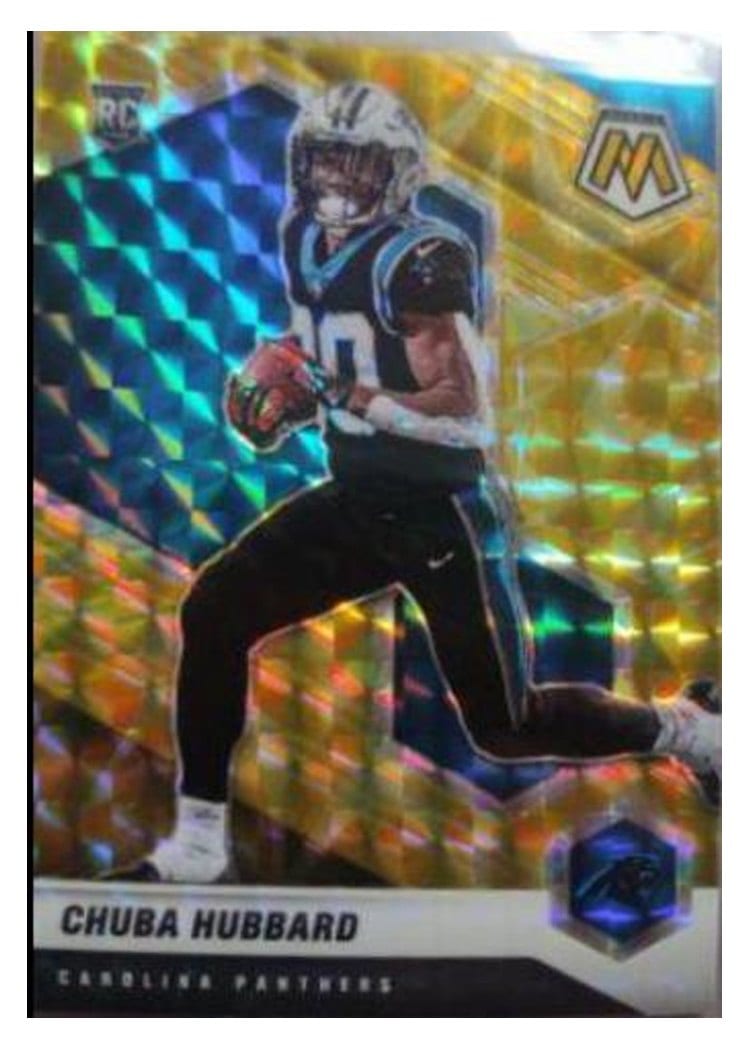 2021 Panini Mosaic Base Set Chuba Hubbard #325 card
