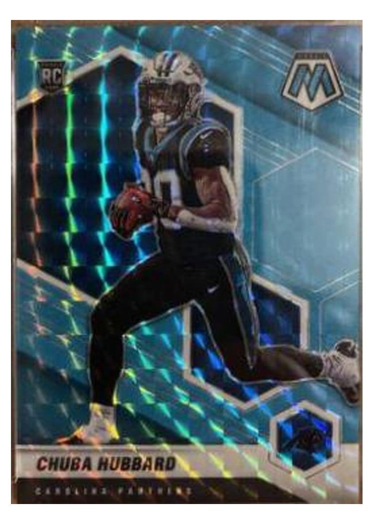 2021 Panini Mosaic Base Set Chuba Hubbard #325 card