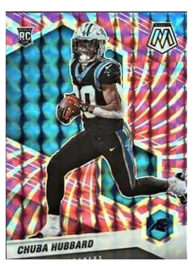 2021 Panini Mosaic Base Set Chuba Hubbard #325 card