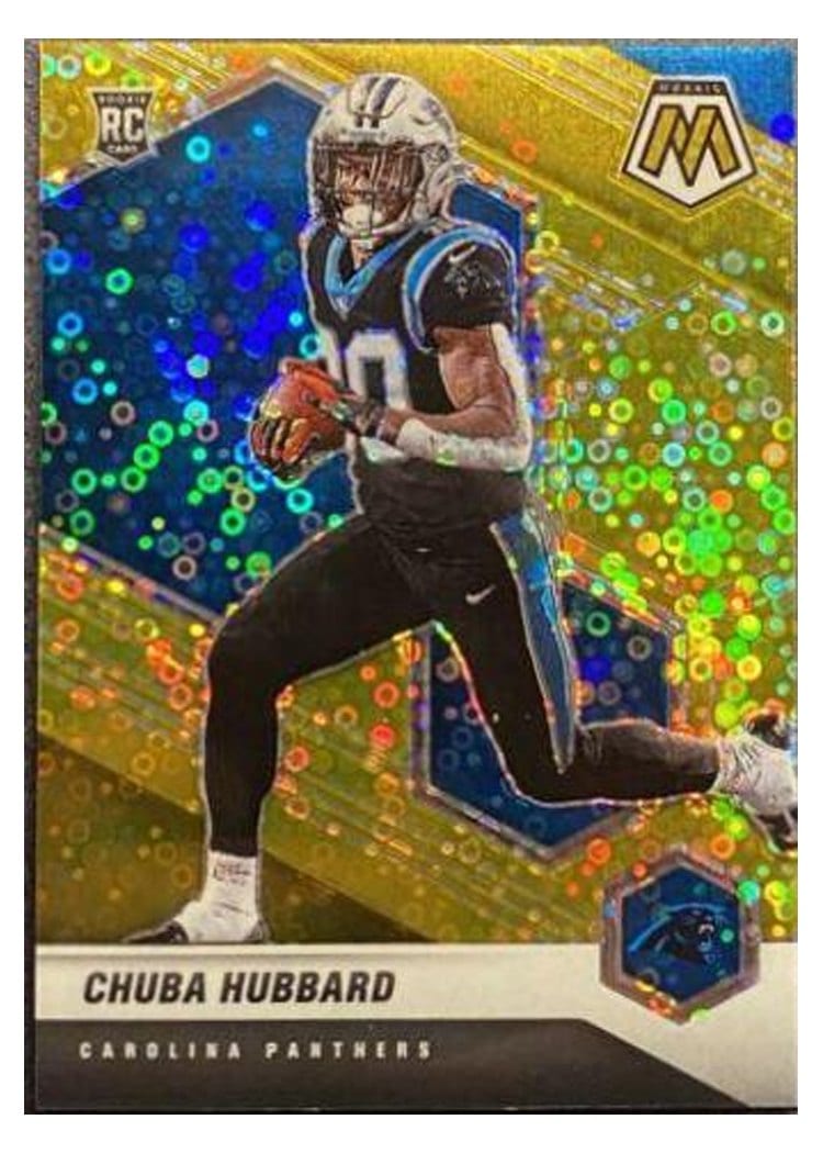 2021 Panini Mosaic Base Set Chuba Hubbard #325 card
