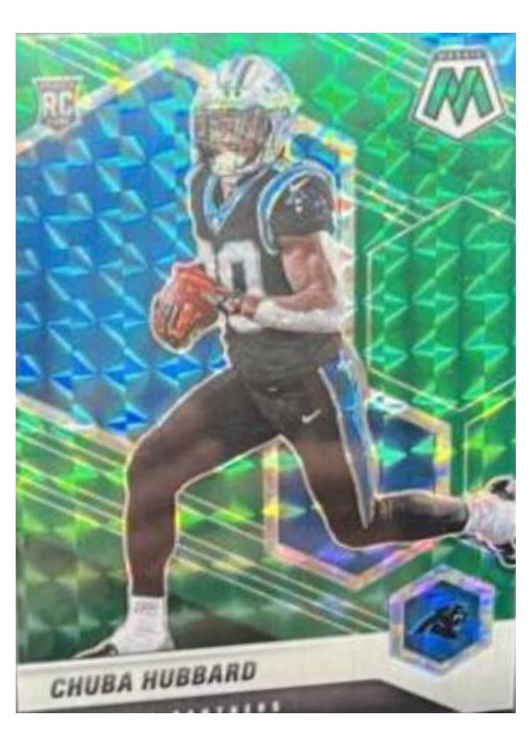 2021 Panini Mosaic Base Set Chuba Hubbard #325 card