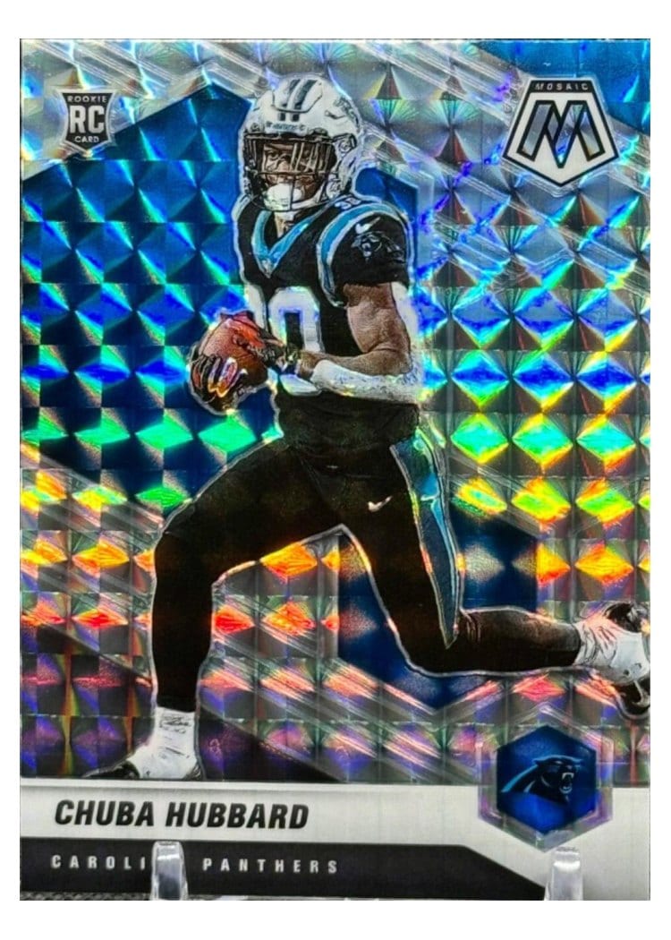 2021 Panini Mosaic Base Set Chuba Hubbard #325 card