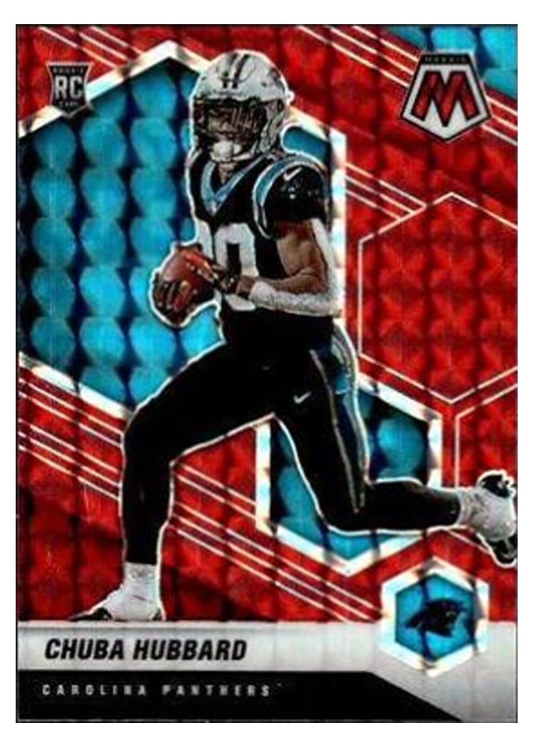 2021 Panini Mosaic Base Set Chuba Hubbard #325 card